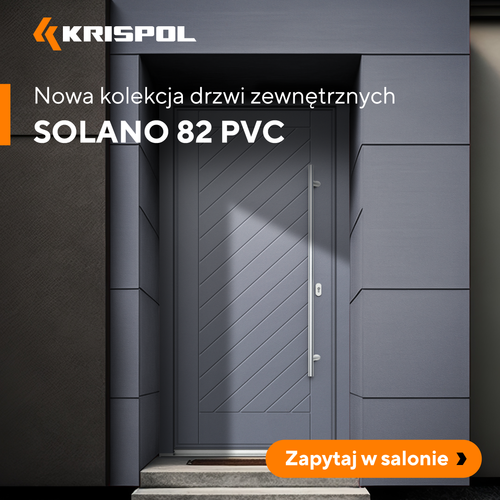 Nowa kolekcja drzwi zewnętrznych SOLANO 82 PVC od KRISPOL